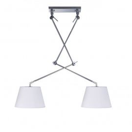 Pendule, Lustre suspendate - Lustra moderna cu 2 brate articulate ADAM 2 S WH