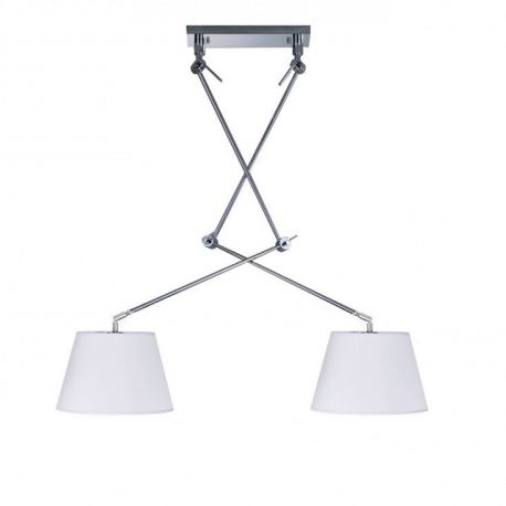 Pendule, Lustre suspendate - Lustra moderna cu 2 brate articulate ADAM 2 S WH