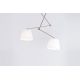 Pendule, Lustre suspendate - Lustra moderna cu 2 brate articulate ADAM 2 S WH