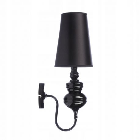 Aplice, corpuri de iluminat pentru pereti - Aplica de perete moderna design elegant Baroco Black