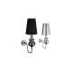Aplice, corpuri de iluminat pentru pereti - Aplica de perete moderna design elegant Baroco Black