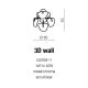 Aplice, corpuri de iluminat pentru pereti - Aplica de perete moderna design elegant 3D