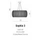 Pendule, Lustre suspendate - Lustra moderna design elegant 32cm SOPHIA 3