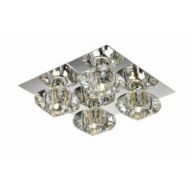 Plafoniere - Plafoniera moderna Rubic 4 top