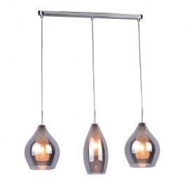Pendule, Lustre suspendate - Lustra moderna AMBER MILANO 3 crom