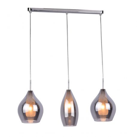 Pendule, Lustre suspendate - Lustra moderna AMBER MILANO 3 crom