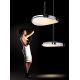 Lustre aplicate - Lustra aplicata design modern 58cm Circulo Top chrom
