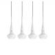 Pendule, Lustre suspendate - Lustra moderna Tasos 4 white