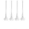 Lustra moderna Tasos 4 white