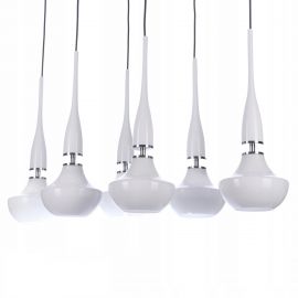 Pendule, Lustre suspendate - Lustra moderna Tasos 6 white