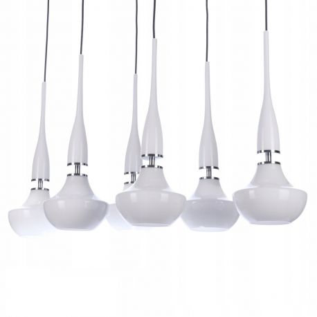 Pendule, Lustre suspendate - Lustra moderna Tasos 6 white