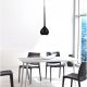Pendule, Lustre suspendate - Pendul modern Aga 1 BK/BK