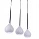 Pendule, Lustre suspendate - Lustra moderna Aga 3 WH/BK