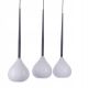 Pendule, Lustre suspendate - Lustra moderna Aga 3 WH/BK