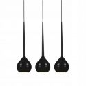 Lustra moderna Aga 3 BK/BK
