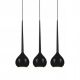 Pendule, Lustre suspendate - Lustra moderna Aga 3 BK/BK