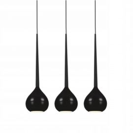 Pendule, Lustre suspendate - Lustra moderna Aga 3 BK/BK