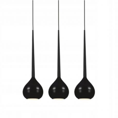 Pendule, Lustre suspendate - Lustra moderna Aga 3 BK/BK