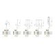Pendule, Lustre suspendate - Lustra moderna Aga 3 RD/BK
