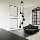 Pendule, Lustre suspendate - Lustra moderna Aga 5 WH/BK