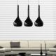 Pendule, Lustre suspendate - Lustra design modern Soul 3 black