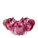Vas decorativ design elegant Triada roz