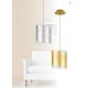 Pendule, Lustre suspendate - Pendul elegant design modern Paris, argintiu