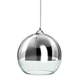 Pendule, Lustre suspendate - Pendul design modern 40cm Silver Ball