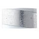 Aplice, corpuri de iluminat pentru pereti - Aplica eleganta design modern Paris argintiu, 45x25cm