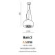 Pendule, Lustre suspendate - Lustra moderna suspendata design elegant 50cm Burn 2
