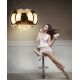 Pendule, Lustre suspendate - Lustra moderna suspendata design elegant 50cm ASTRAL
