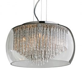 Pendule, Lustre suspendate - Lustra moderna suspendata design elegant 50cm Rego