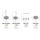 Pendule, Lustre suspendate - Lustra moderna suspendata design elegant Rego 3 LINE