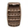 Raft pentru sticle- Bar design colonial Chateau 60cm natur