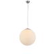 Pendule, Lustre suspendate - Pendul stil modern 30cm Ball alb