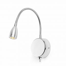 Aplice, corpuri de iluminat pentru pereti - Aplica cu reader LED moderna LOKE