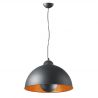 Lustra/Pendul metalic design modern 53cm TOMA BLACK
