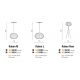 Lampadare - Lampadar modern cu trepied RUBEN GREY