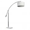 Lampadar tip arc reglabil design modern Bianca White