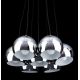 Pendule, Lustre suspendate - Lustra design modern Noa 7 chrome/white