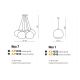 Pendule, Lustre suspendate - Lustra design modern Noa 7 chrome/white