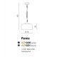 Pendule, Lustre suspendate - Pendul modern design nordic Parma negru