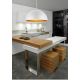 Pendule, Lustre suspendate - Lustra / Pendul modern design nordic 40cm MODENA alb/auriu