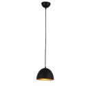 Pendul modern design nordic 18cm MODENA negru/auriu