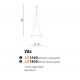 Pendule, Lustre suspendate - Pendul modern design nordic VITA negru/auriu