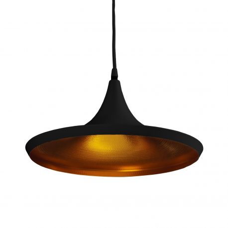 Pendule, Lustre suspendate - Lustra / Pendul metal design retro CHINK negru/auriu