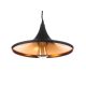 Pendule, Lustre suspendate - Lustra / Pendul metal design retro CHINK negru/auriu