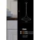 Pendule, Lustre suspendate - Lustra / Pendul metal design retro CHINK negru/auriu