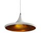 Pendule, Lustre suspendate - Lustra / Pendul metal design retro CHINK alb/auriu