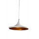 Pendule, Lustre suspendate - Lustra / Pendul metal design retro CHINK alb/auriu